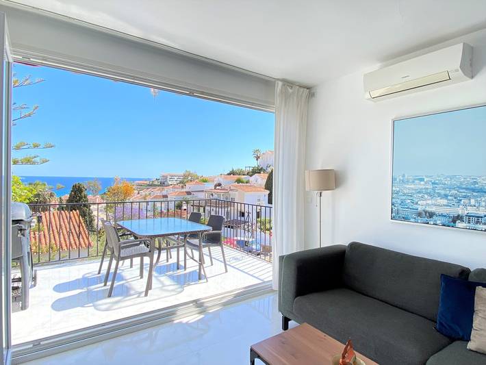 Villa with pool for 4 people, with garden and balcony in Nerja