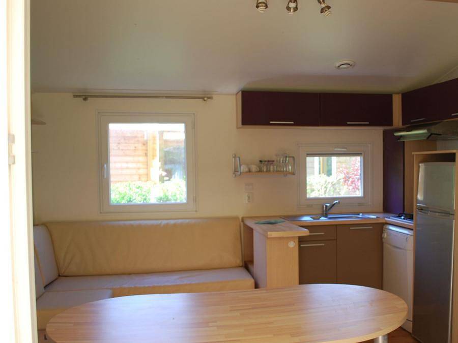 Camping Le Repaire - Mobilheim 6 personen - Mh 40 m² in Thiviers, Périgord Vert