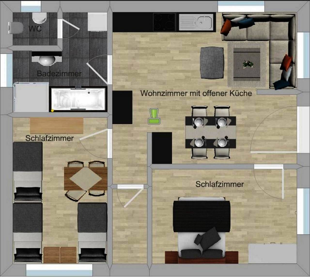 Ganze Wohnung, Two-Bedroom Apartment in Marzahn - Hellersdorf, Berlin