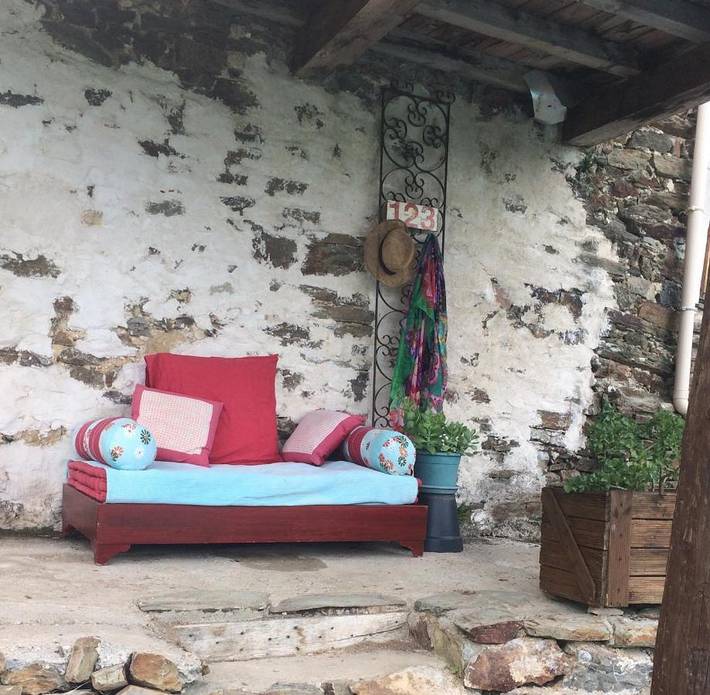 Maison de vacances pour 7 personnes, avec piscine et jardin ainsi que vue et terrasse