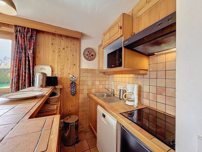 Appartement entier, Appartement Mont Blanc : 2 chambres, terrasse, parking et équipements modernes in Demi-Quartier, Pays du Mont-Blanc