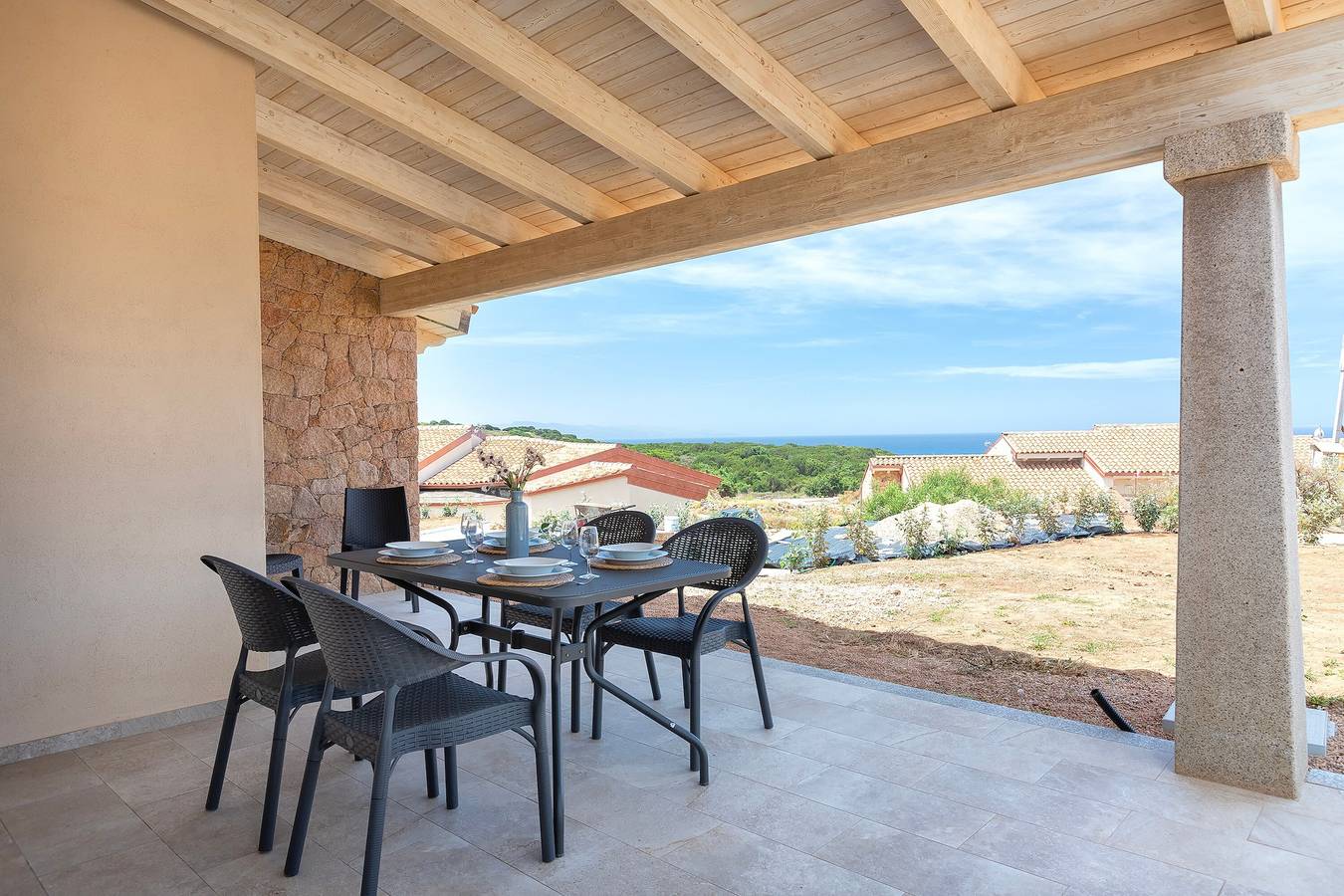 Villa 'Mary's' with Sea View and Air Conditioning in Trinità d'Agultu e Vignola region, Olbia-Tempio