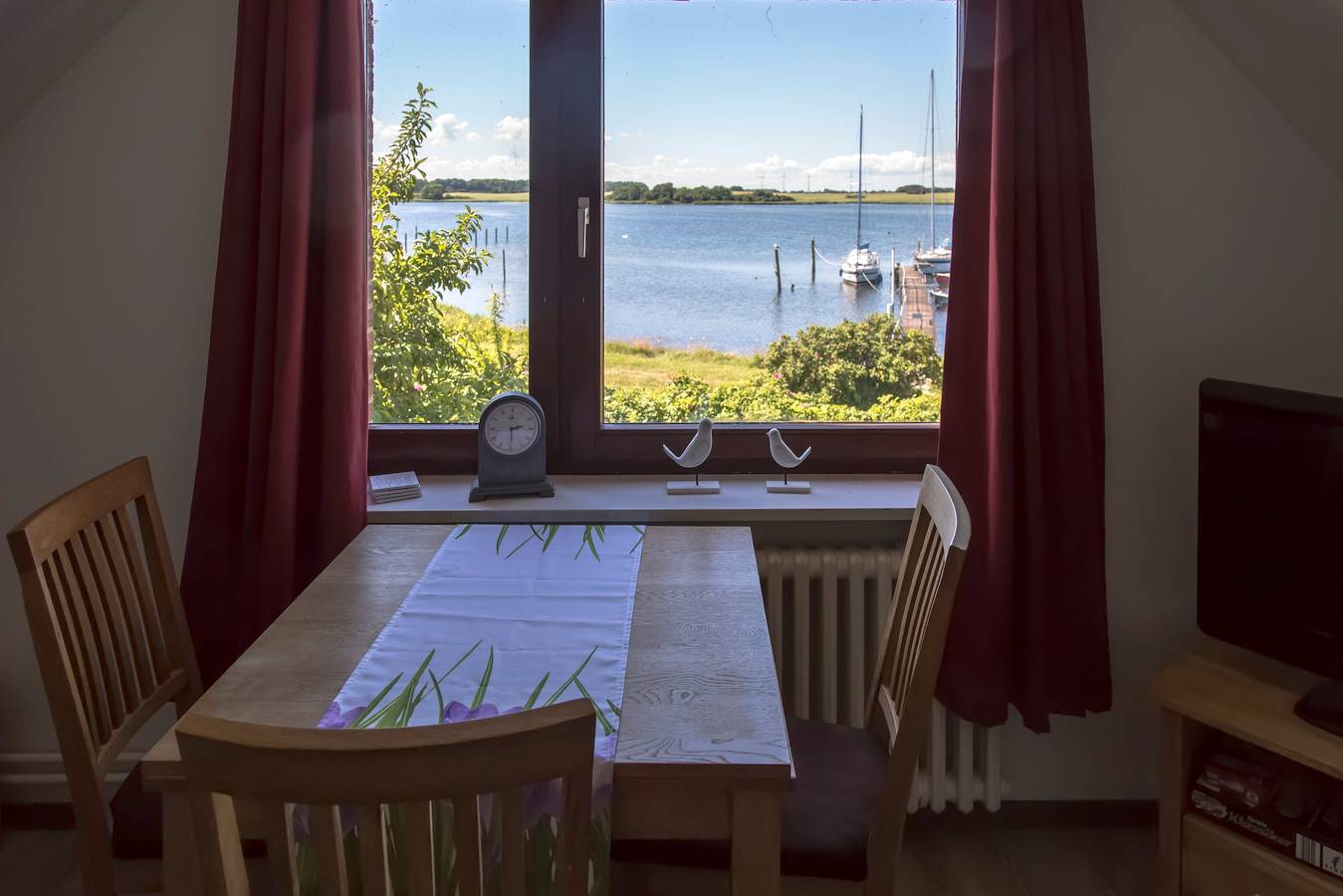 Ganze Wohnung, Apartment 'Traumlage Maasholm' mit Meerblick, Gemeinschaftsgarten und Wlan in Maasholm, Kappeln & Umgebung