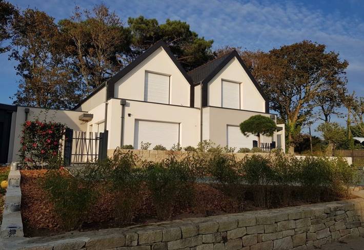 Maison de vacances 'Maison Moderne' avec terrasse privée, Wi-Fi et climatisation in Fouesnant, Côte de Cornouaille
