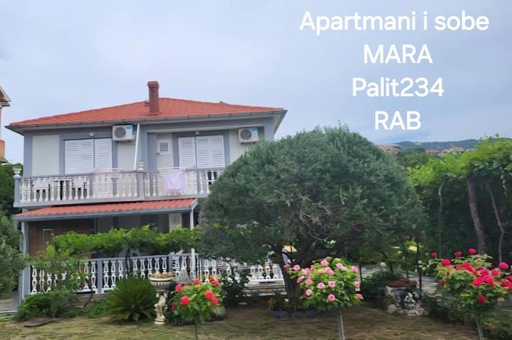 BnB für 2 Personen, mit Ausblick und Garten, mit Haustier auf Rab