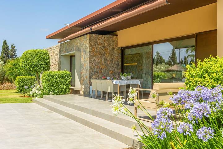 Landhaus 'S'Hort' mit Bergblick, WLAN und Klimaanlage in Muro, Mallorca Norden
