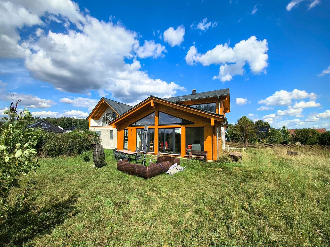 Golden Timber Lodge – Exklusives Ferienhaus in Selchow in Selchow, Storkow