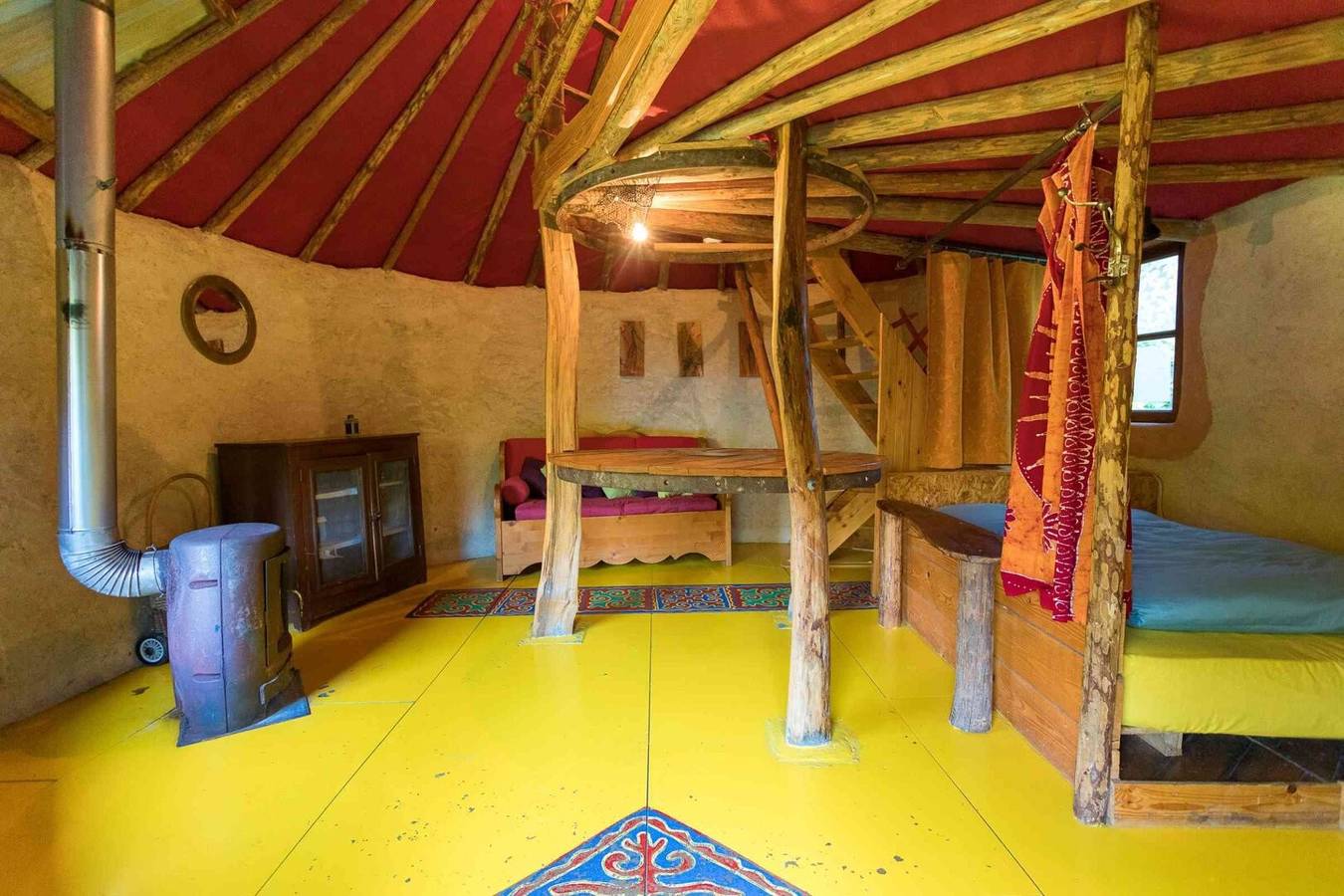 Cabane du Renard: alojamiento único con vistas a la montaña in Prébois, Isère