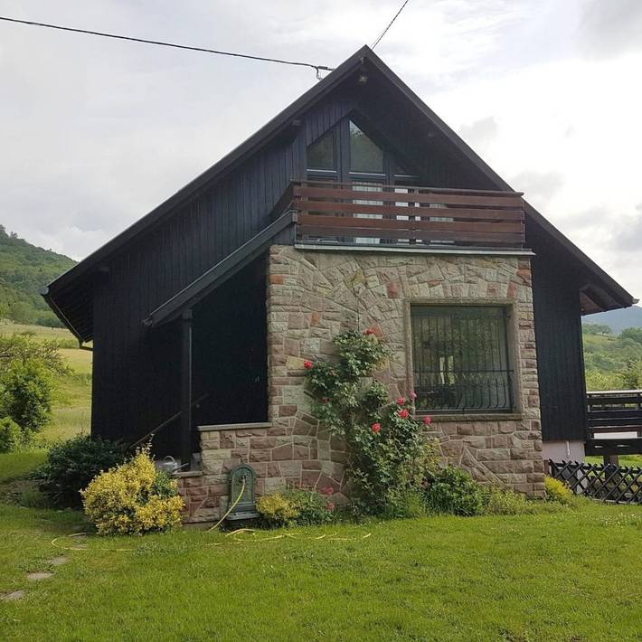 Location de vacances pour 8 personnes, avec jardin ainsi que vue et sauna à Breitenbach