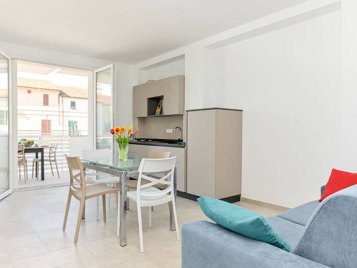 Ferienwohnung für 6 Personen, mit Terrasse in Follonica