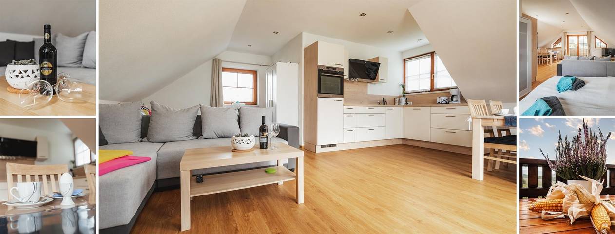 Ferienwohnung für 3 Personen, mit Balkon und Ausblick in Hilders - 4