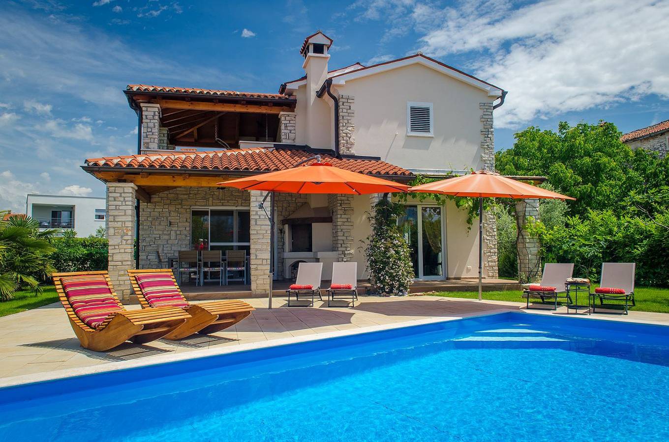Exklusive Villa mit privatem Pool, Klima, Wlan in Umag und Umgebung