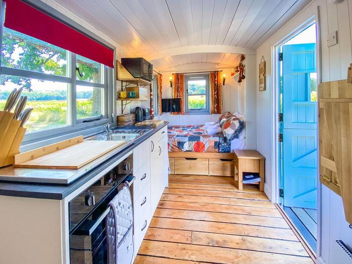 Ganze Wohnung, Ferienwohnung für 2 Personen mit Terrasse in Herefordshire