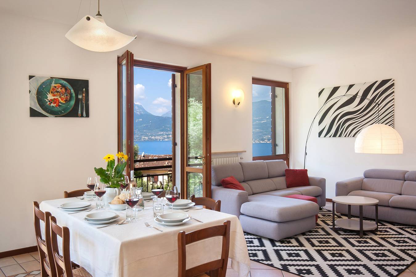 Villa Carducci with lake view in Pai (Lago di Garda), Torri del Benaco