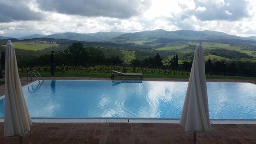 Entire apartment, Tenuta Branca - Podere Apartment with Pool and Terrace in Chianti in San Casciano in Val di Pesa, Chianti