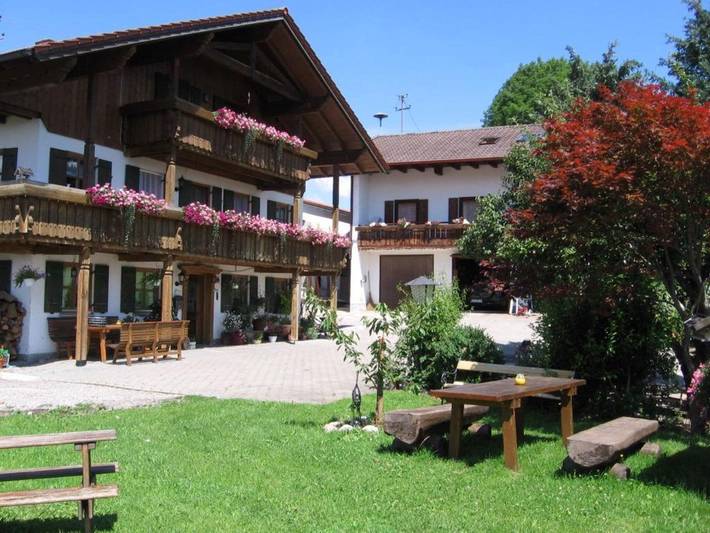 Ferienwohnung für 3 Personen, mit Balkon und Garten in Hopferau - 2