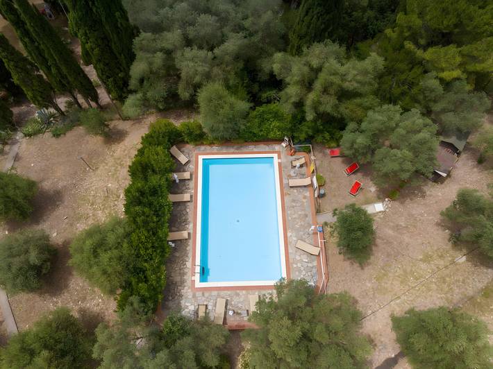 Ganze Wohnung, Ferienwohnung 'Villa I Tigli - Pansy' mit Gemeinschaftspool, Wlan und Klimaanlage in Campiglia Marittima, Etruskische Küste
