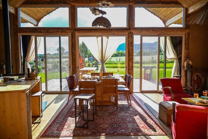 Maison de vacances pour 6 personnes, avec jardin et vue