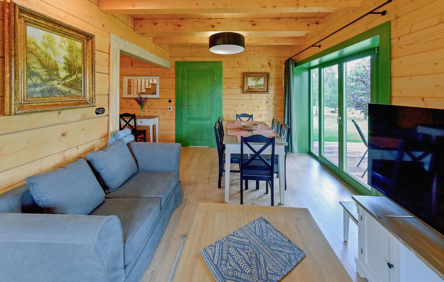 Casa de vacaciones para 5 personas con vistas al lago in Voivodato de Pomerania Occidental