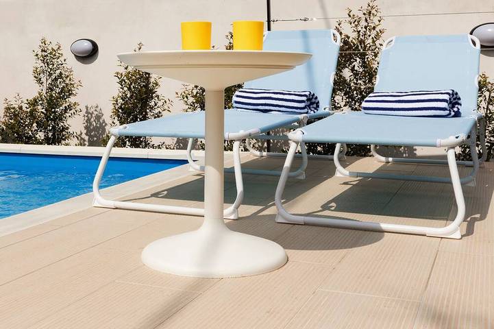 Ferienhaus für 6 Personen, mit Balkon und Garten