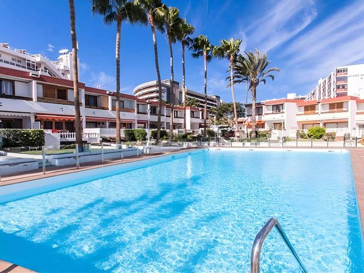 Chalet para 4 personas, con piscina y jardín en Playa del Inglés