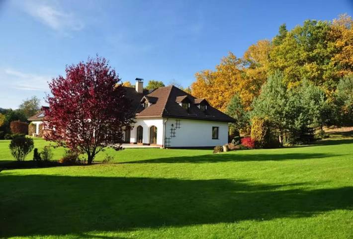 Ferienhaus für 10 Personen, mit Balkon und Terrasse sowie Garten und Sauna in Geising