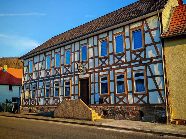 Hotel für 2 Personen, mit Terrasse, mit Haustier in Wanfried