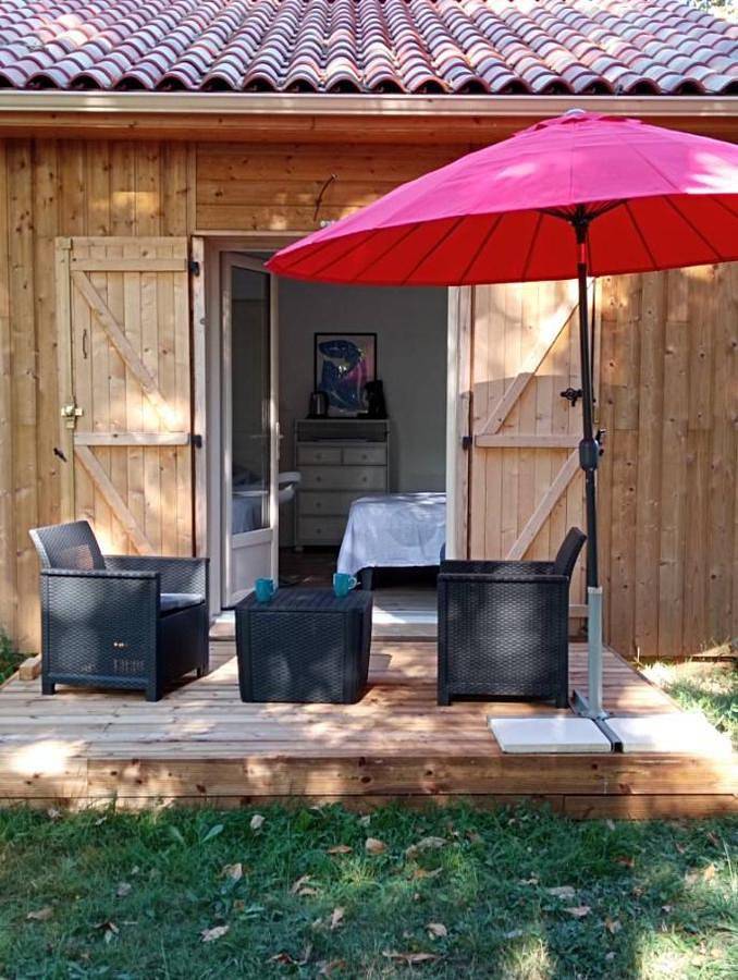 Appartement de vacances pour 2 personnes, avec jardin ainsi que terrasse et vue