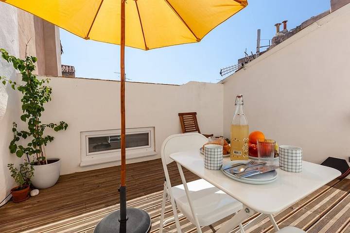 Gîte pour 2 personnes, avec Terrasse à Marseille
