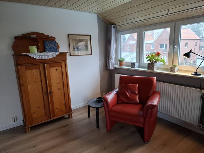 Ganze Wohnung, Ferienwohnung Am Heidestrandbad - Ferienwohnung "Am Heidestrandbad" in Badeseenähe in Hemmoor, Cuxland