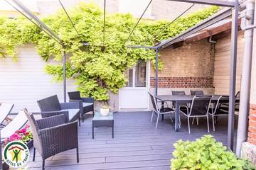 Gîte pour 8 personnes, avec terrasse à Avize