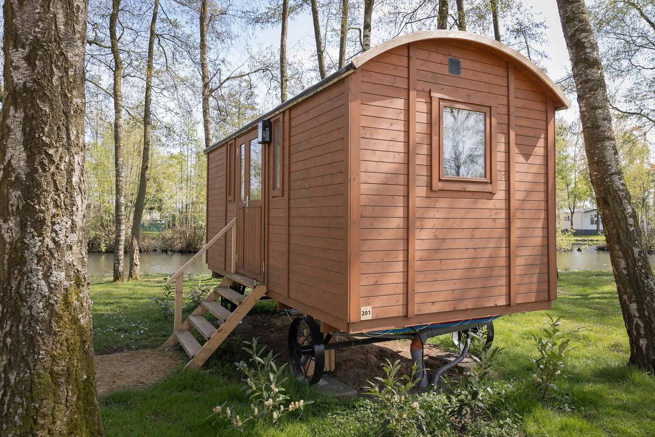 Camping Papillon Kinrooi - Pipowagen 2 personen in Ophoven, Kinrooi