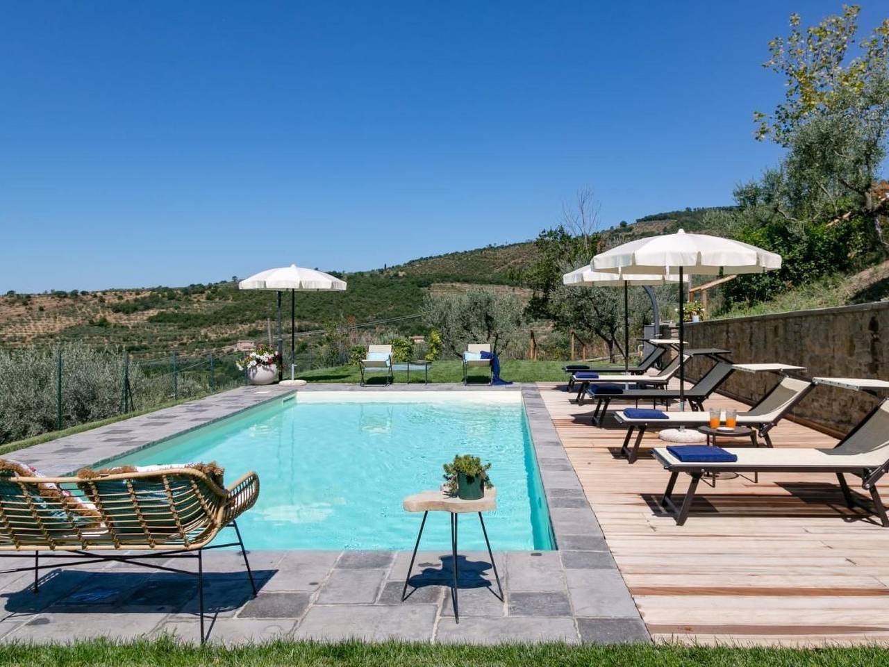 Geheel appartement, Wunderschöne Wohnung in Cortona mit Großer Terrasse in Cegliolo, Provincie Arezzo