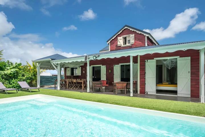 Location de vacances pour 9 personnes, avec piscine et jardin à Anse-Bertrand - 4