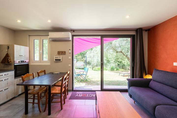 Ferienhaus „Gîte Alcido“ mit Meerblick, Wlan und Klimaanlage in Muro (Korsika), Calvi und Umgebung
