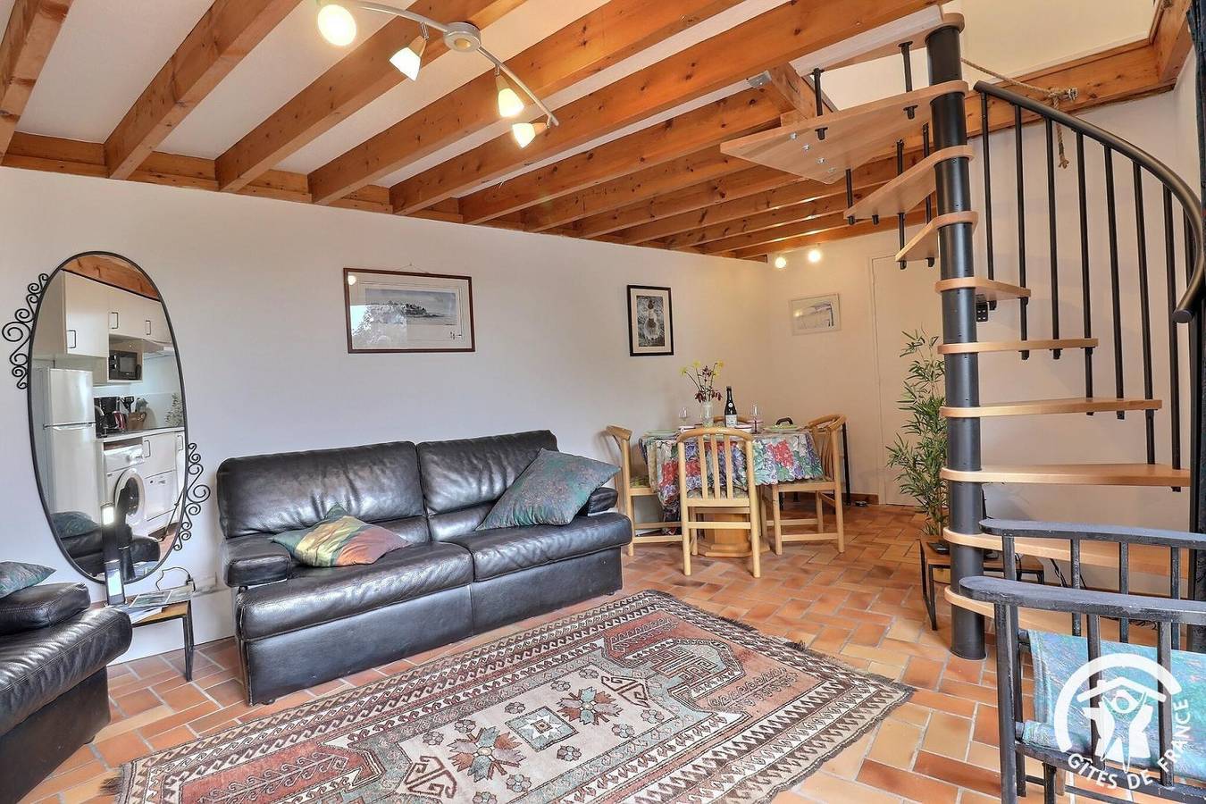 Gîte für 4 Personen mit Terrasse in Dinard, Saint-Malo und Umgebung