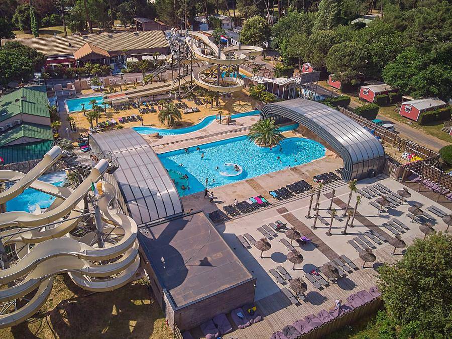 Camping Marvilla Parks - La Pinède - Mobilhome 6 personas - Confort | 3 Dormitorios | 6 Pers | Terraza elevada | Tv in Les Mathes, Côte de Beauté