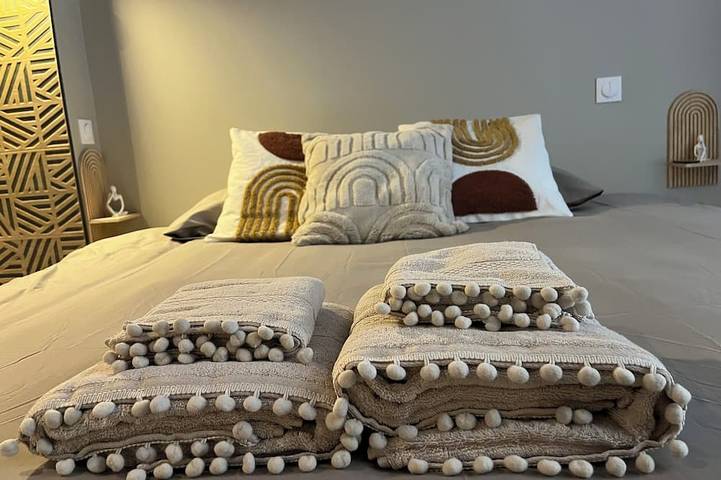 Gîte pour 2 personnes, avec terrasse et jacuzzi à Bourg-lès-Valence - 4