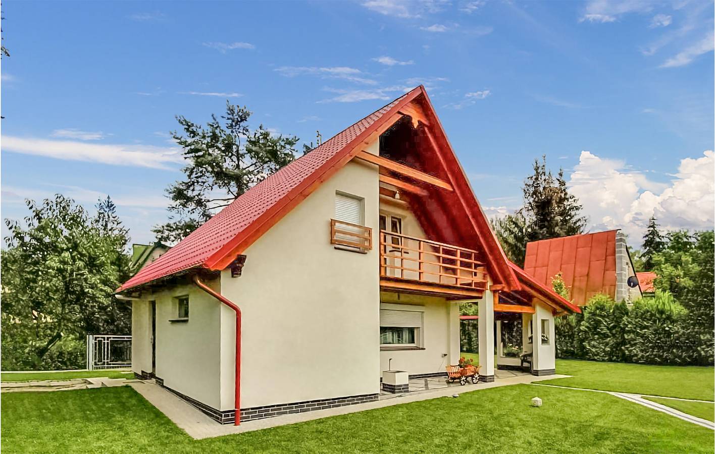 Ferienhaus für 4 Personen mit Terrasse in Niederschlesien