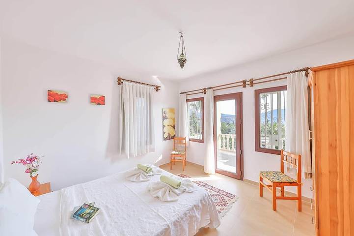 Villa Caretta - Piscine privée, vue mer, terrasse sur le toit, wifi gratuit, centre de Kalkan in Kaş, Saklıkent