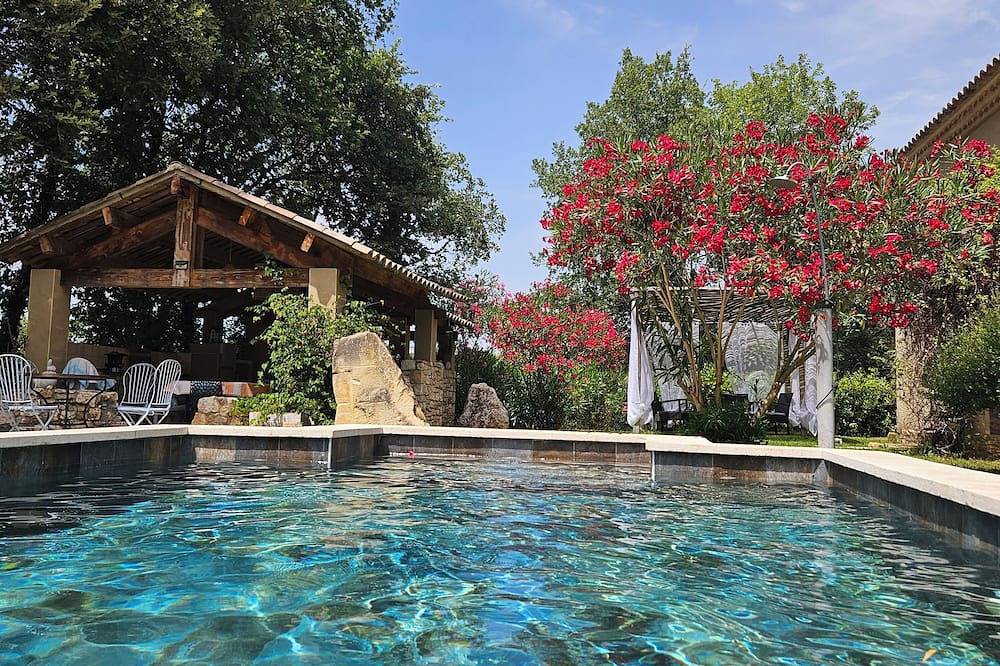 Geräumige ruhige Landhaus 5min Uzès in Saint-Victor-des-Oules, Nimes und Umgebung