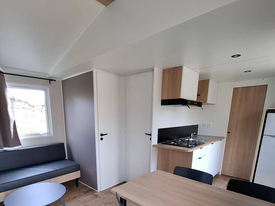 Camping du Grand Pré - Mobilheim 4 personen - L'Iris d'Eau - Parzelle 6 - 2 Schlafzimmer in Long, Abbeville und Umgebung