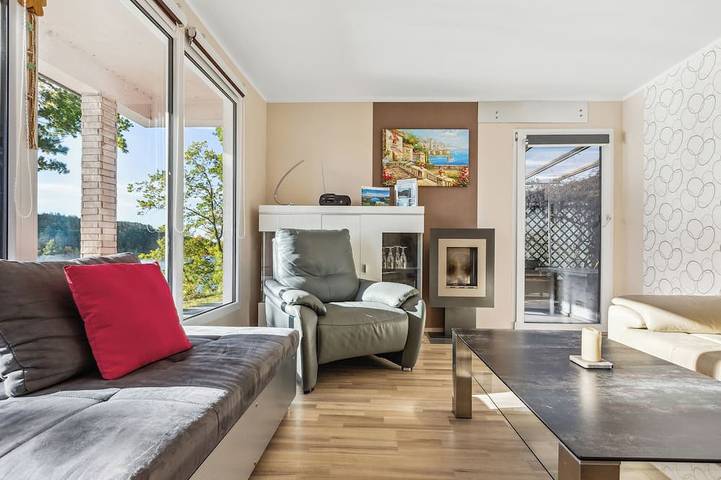 Ferienhaus für 4 Personen, mit Terrasse und Sauna