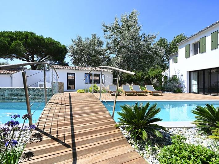 Maison de vacances pour 10 personnes, avec Terrasse et Piscine à Les Portes-en-Ré