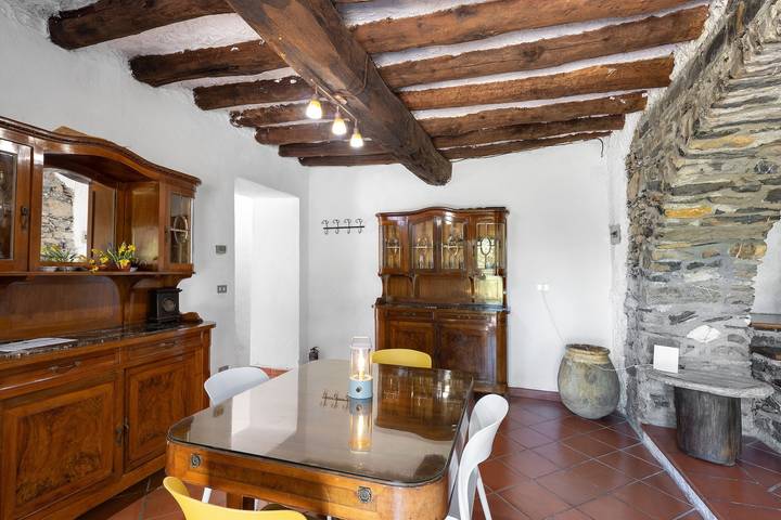 Holiday Home 'Franca Nature Holidays' with Private Terrace, Private Garden and Wi-Fi in Rezzo, Ligurian Alps