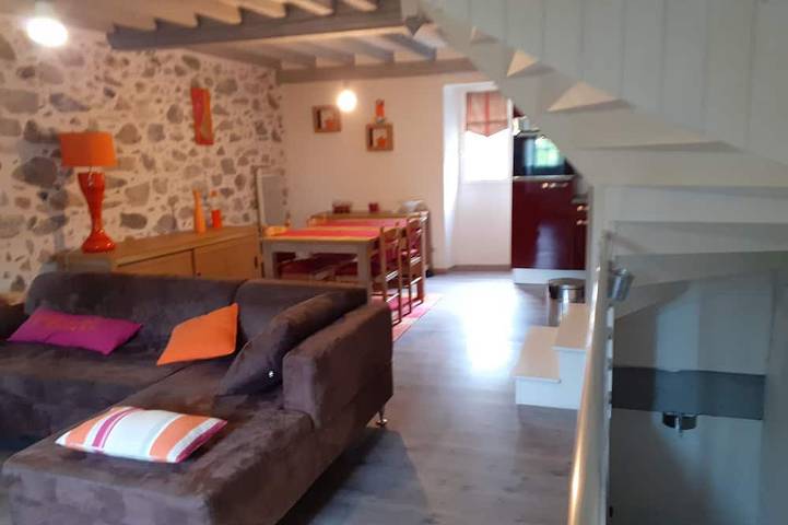 Maison de vacances pour 7 personnes, avec jardin dans vallée d'Aspe