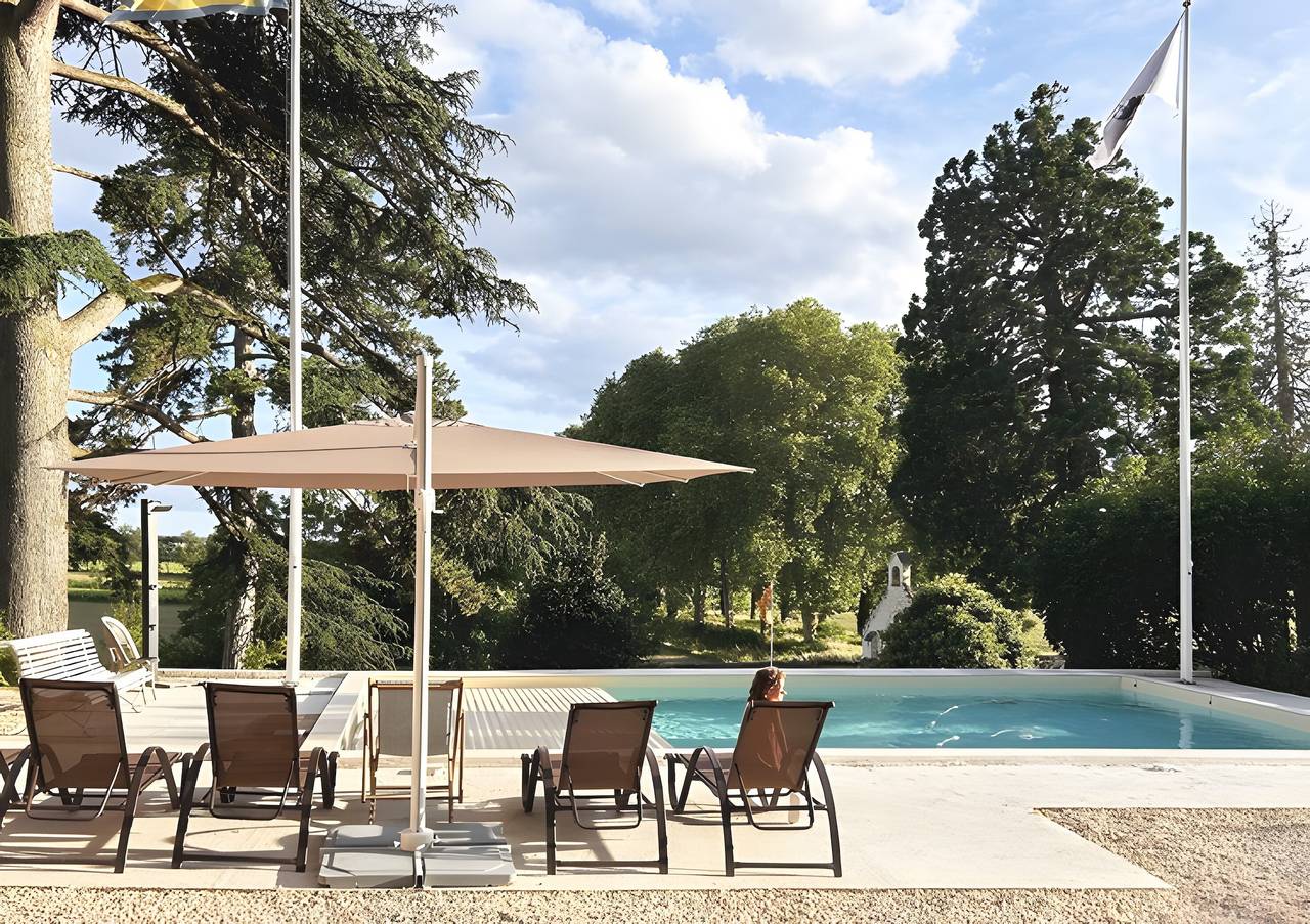 La loge fernand de saint-éxupéry - proche Chinon avec piscine in Cravant-les-Côteaux, Vallée de la Loire