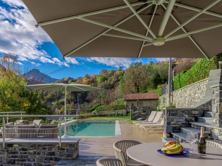 Chalet für 6 Personen, mit Pool und Garten sowie Ausblick am Comer See - 3