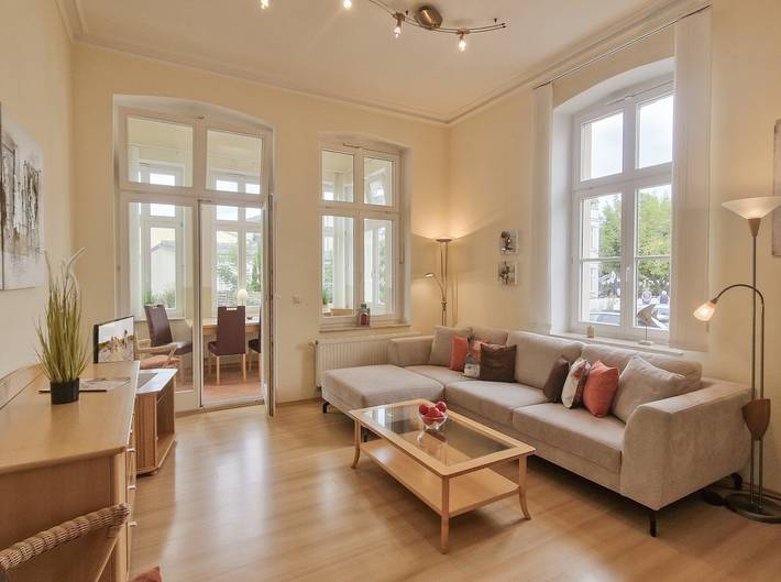 Apartament wakacyjny dla 5 osób, z Balkon w Ahlbeck