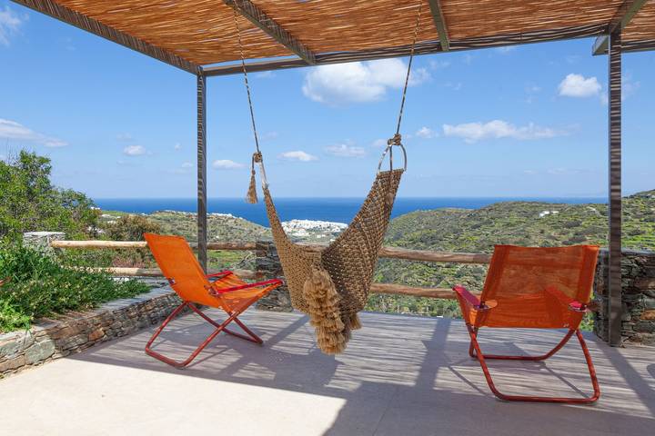Location de vacances pour 12 personnes, avec Vue sur l’océan et Balcon ainsi que Terrasse et Jardin dans Sifnos - 2